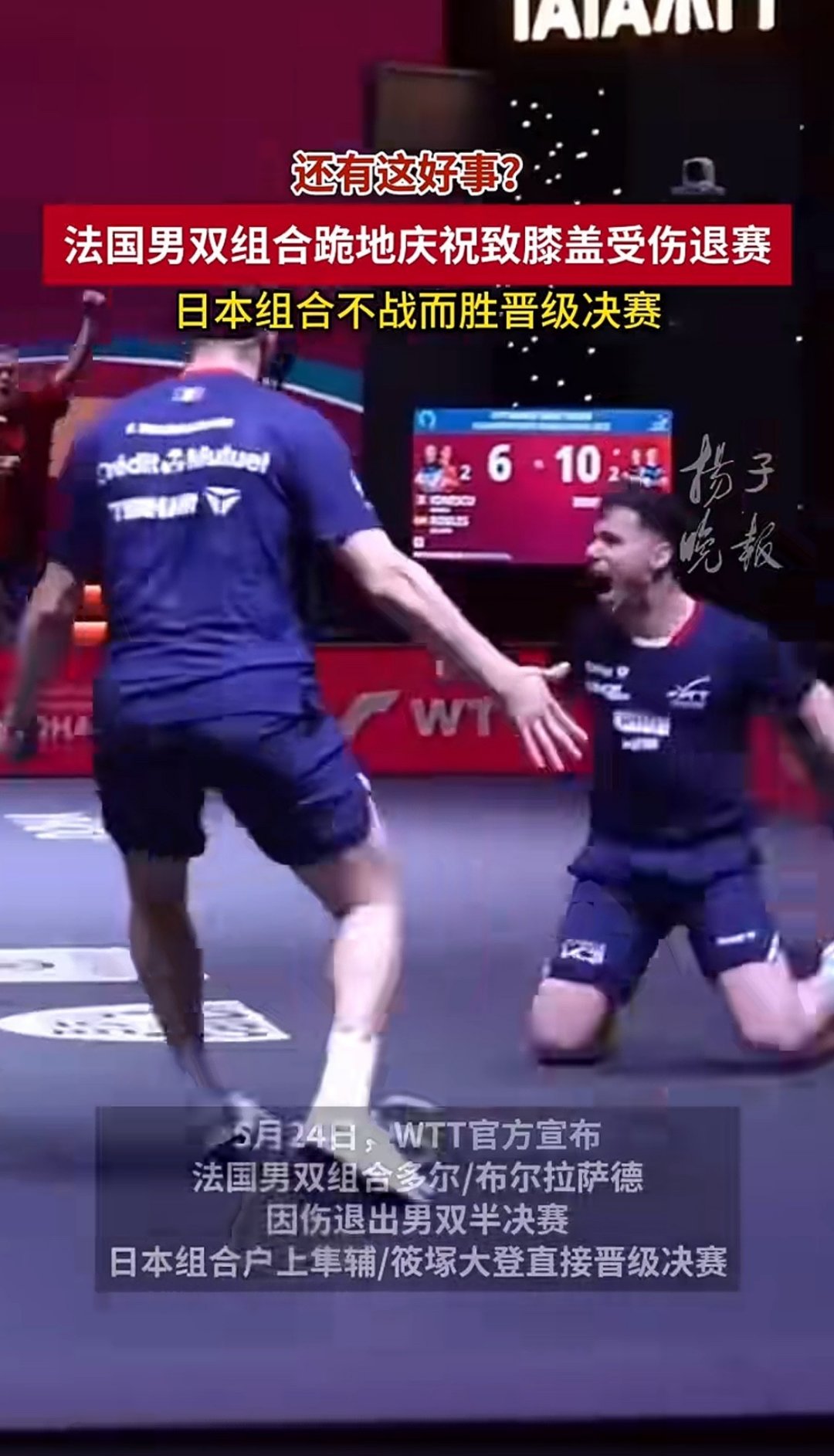 比利时乒乓球队翻盘法国乒乓球队，奥恰洛夫制霸全场的简单介绍